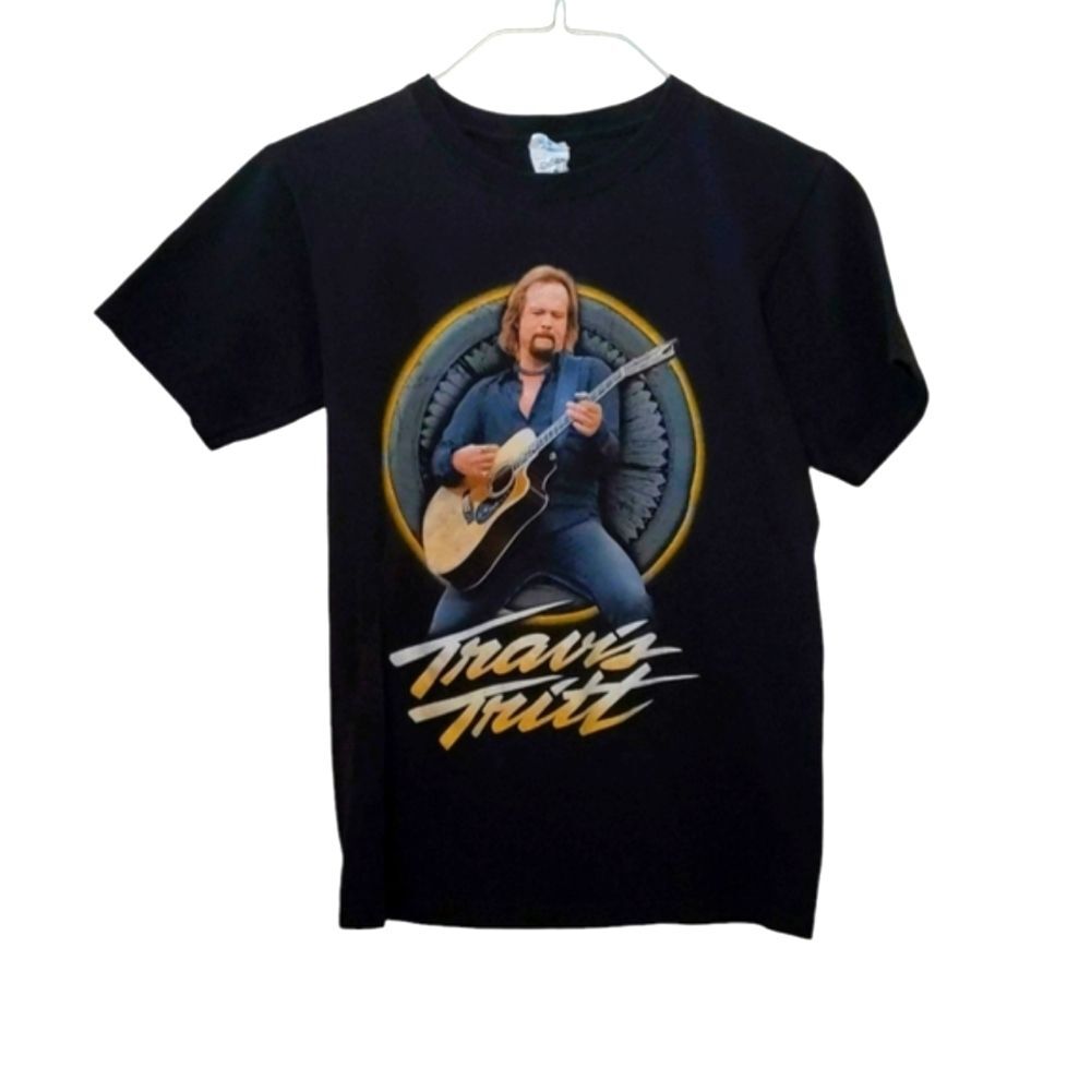 TRAVIS TRITT Concert Tour 2010 Tee Shirt Black Size S